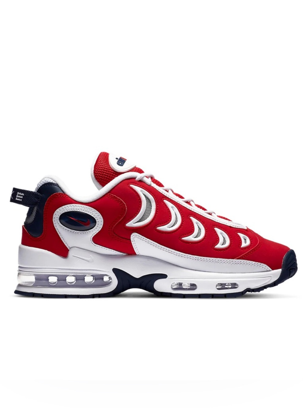 NEW - NIKE - MENS - AIR METAL MAX SNEAKERS IN UNIVERSITY RED - RETIRED
